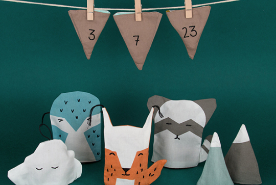 Calendrier de l'Avent pochettes animaux