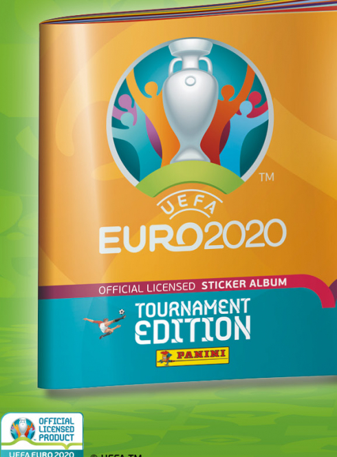 La collection officielle de stickers UEFA EURO 2020™ Tournament Edition