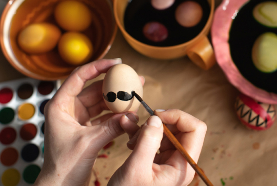 Les œufs à moustache