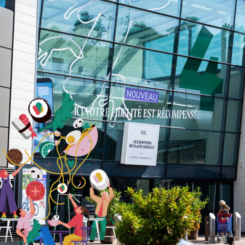 Centre commercial Les Sentiers de Claye-Souilly