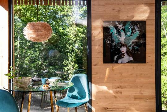 Loire Valley Lodges - intérieur cabane