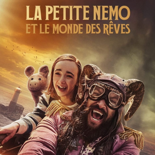 La Petite Nemo et le Monde des rêves : Petite fille, briguant et peluche dans un avion