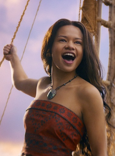 Vaiana le film : sur le bateau