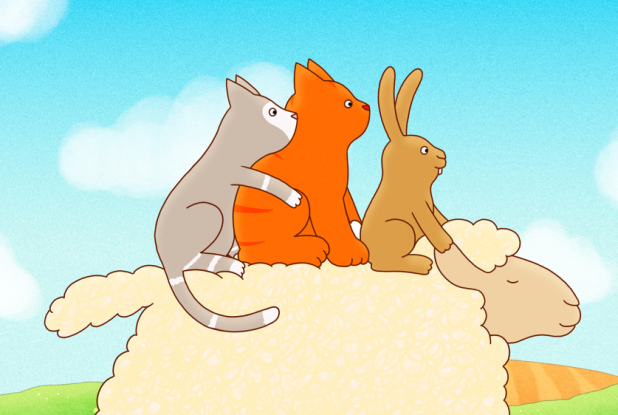 Film Tom le Chat À la recherche du doudou perdu - Mouton