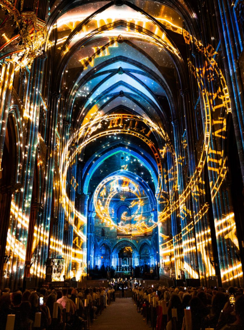 Luminiscence dans la Cathédrale de Strasbourg