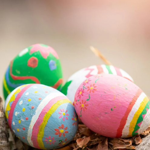 Trio d'œufs de Pâques