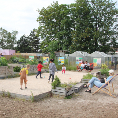 La Prairie du Canal : jeu enfants