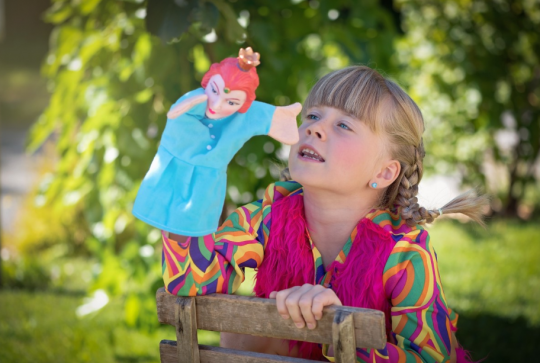 Jeu de marionnettes pour communiquer