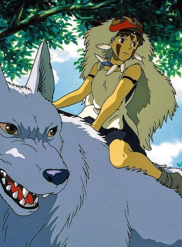 Princesse Mononoké : sur le loup