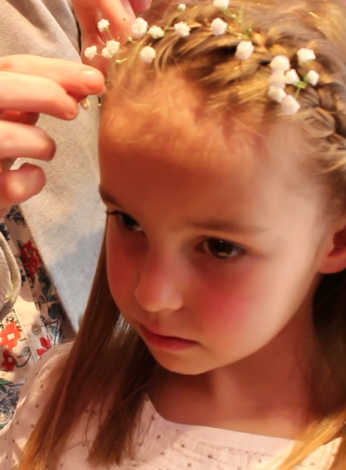 Coiffures de fête pour enfants