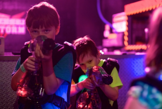 Zone Laser Nantes avec les enfants