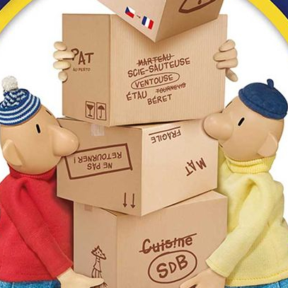 Pat et Mat déménagent - Affiche