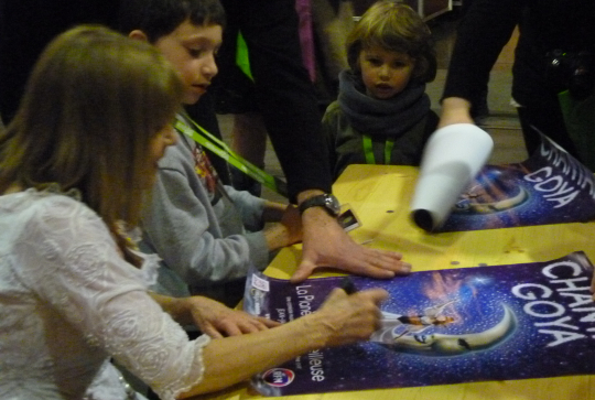 Affiche dédicacée par Chantal Goya