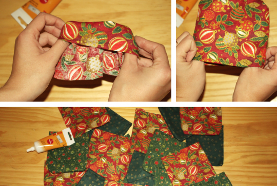 Etape 4 calendrier de l'Avent : retourner les sachets