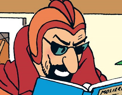 Rastapopoulos dans "Tintin"