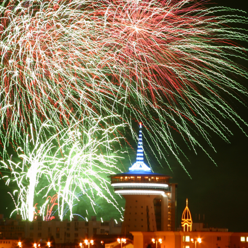 Feu d'artifice du 15 août à Palavas-les-Flots