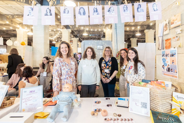 Salon ABC Kidz : des exposantes prennent la pose