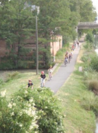 Piste cyclable de Toulouse à Saint-Rustice