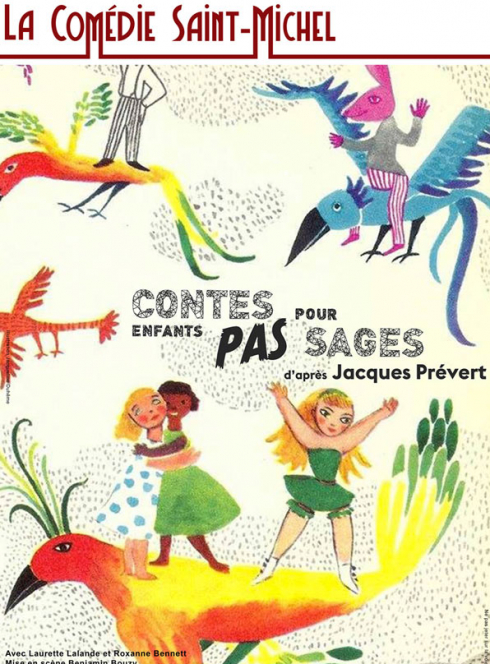 Contes pour enfants pas sages - Affiche Comédie Saint-Michel