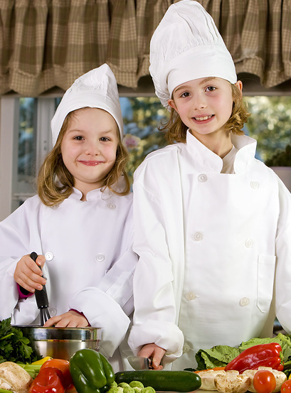 Enfants en cuisine