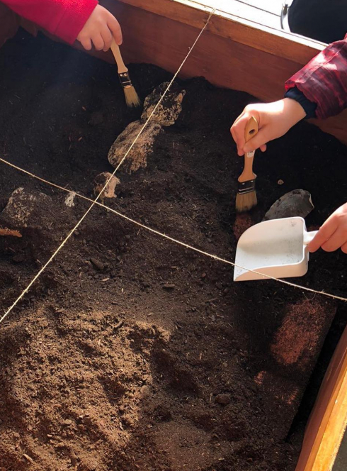 Fouilles archéologie au Chronographe