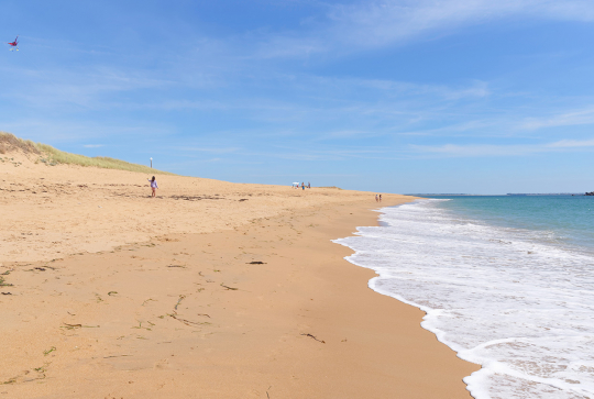 Plage à Kerouriec - Vacances en Bretagne