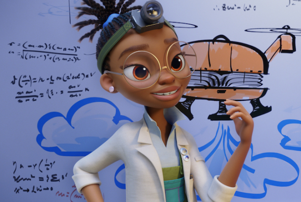 La Pat'Patrouille le film : scientifique au tableau