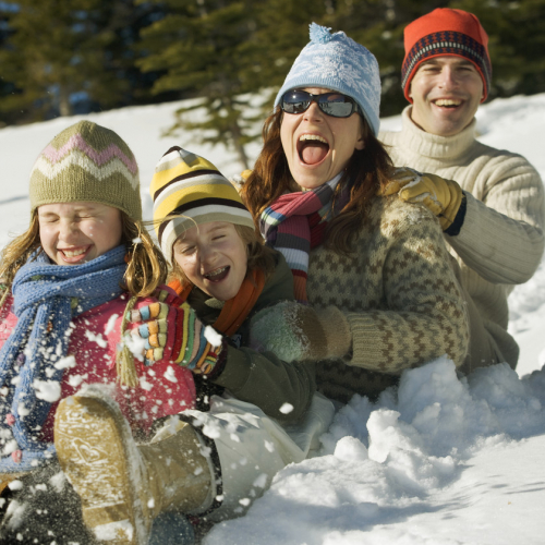 Famille ski vacances