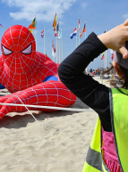 Rencontres Internationales de Cerfs-Volants à Berck-sur-Mer : Spider-Man