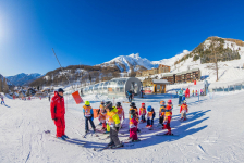Le Val d’Allos en famille - cours de ski pour les petits