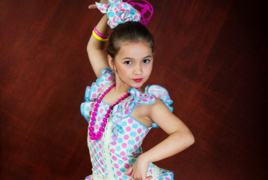 Flamenco danse petite fille