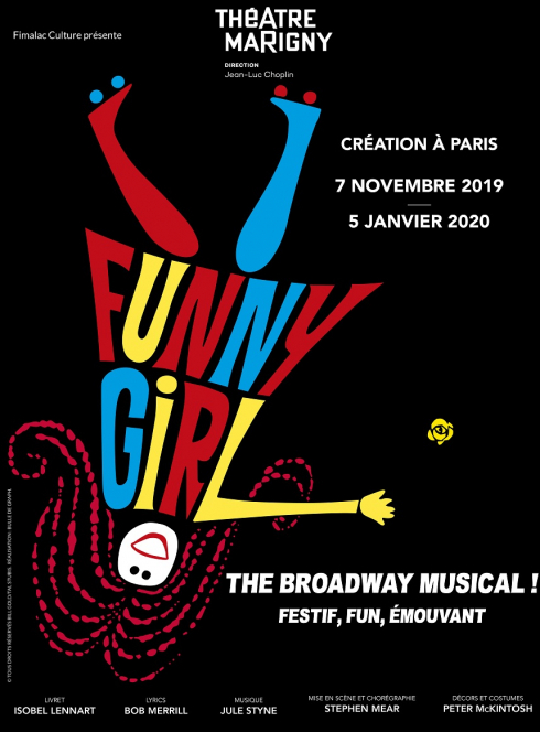 Funny Girl - Affiche spectacle Paris