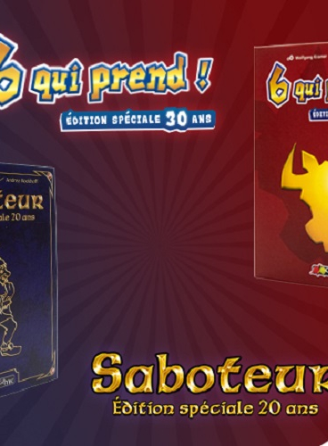 Concours jeu "6 qui prend !" et "Saboteur" en édition limitée