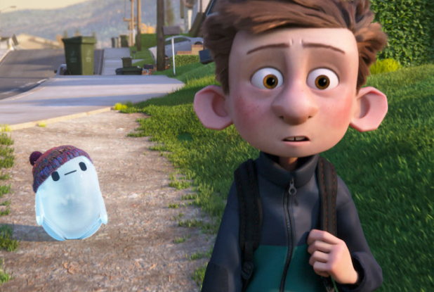 Ron Débloque : Ron suit Barney © 2021 20th Century Studios. ALL RIGHTS RESERVED