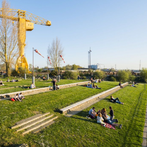 Parc des chantiers de l'Île de Nantes - Grue