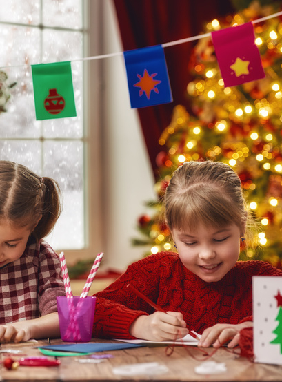 Cartes de voeux à faire avec les enfants