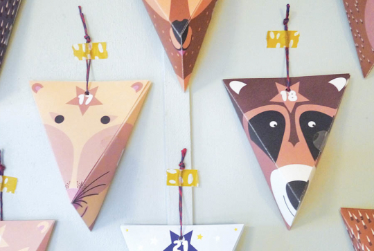 Calendrier de l'avent à monter