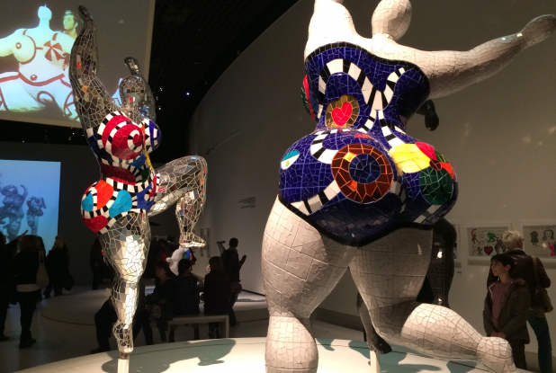 Niki de Saint-Phalle au Grand Palais 2014 - Nanas qui dansent