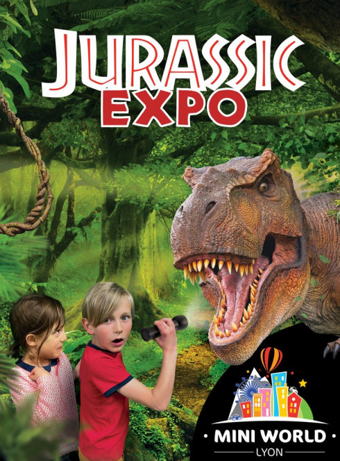Affiche jurassic expo mini world lyon
