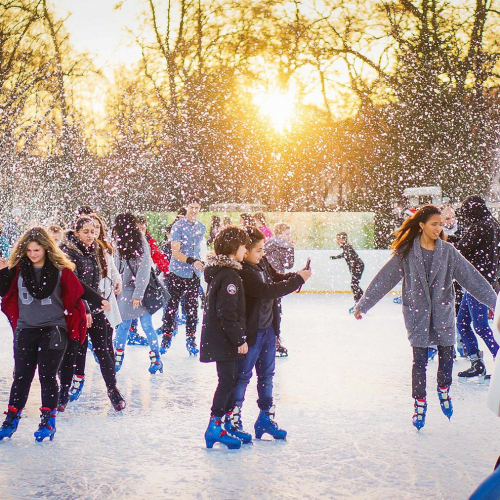 Patinoire de Noël à Colmar
