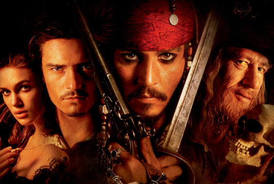 Pirates des Caraïbes 1, la malédiction du Black Pearl - Affiche