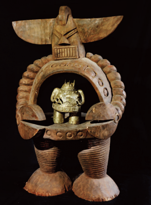 Sculpture d’Hervé DI ROSA (bronze de Foumban, Cameroun)