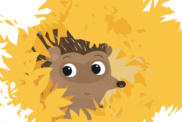 Un hérisson dans la neige : Giuseppe