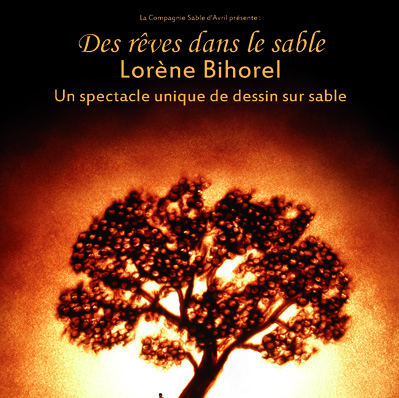 Affiche des rêves dans le sable