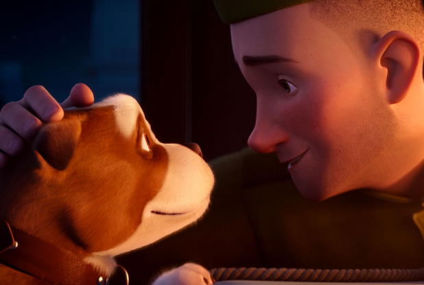 Stubby : Stubby et un soldat