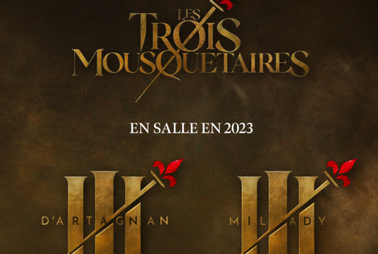 Les Trois Mousquetaires - D'Artagnan et Milady : affiche teaser