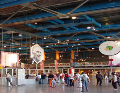 Intérieur du Centre Pompidou