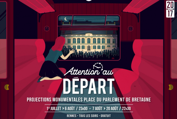 Attention au départ - Affiche