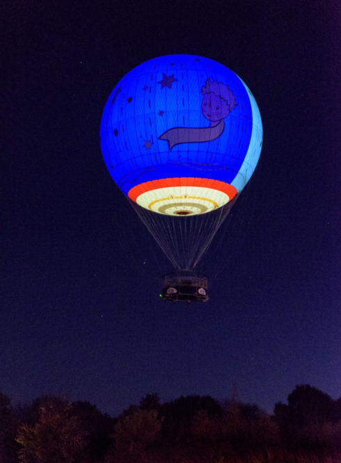 Éclipse de lune au Parc du Petit Prince