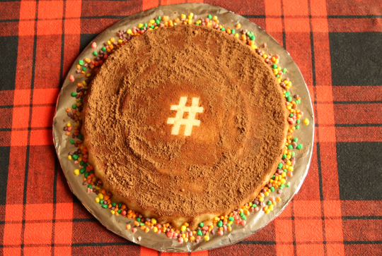 Gâteau de semoule décoré